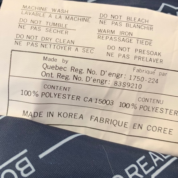 Boréal Vintage 90s Colorblock Winter Coat – Drawstring Waist – Size 12 see desc - Picture 15 of 16